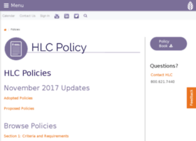 Policy.ncahlc.org
