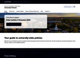 Policy.uconn.edu