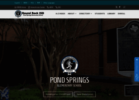 Pondsprings.roundrockisd.org