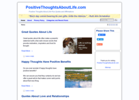 Positivethoughtsaboutlife.com