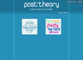 Post-theory.com