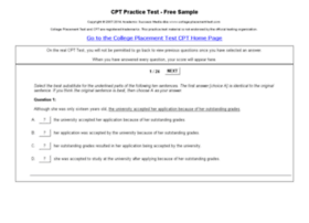 practicecollegeplacementtest.college-placement-test.com
