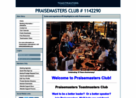 Praisemasters.toastmastersclubs.org