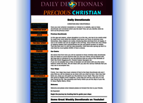 precious-christian-dailydevotionals.com