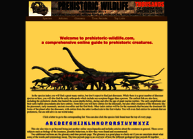 Prehistoric-wildlife.com