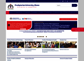 Presbyuniversity.edu.gh