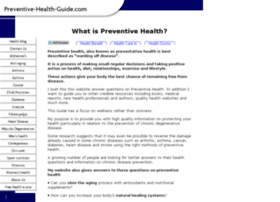preventive-health-guide.com