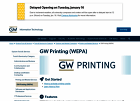 Printing.gwu.edu