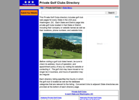 Private-golf-clubs.regionaldirectory.us