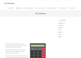 Pro-calculators.cute-apps.org