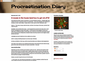 Procrastinationdiary.blogspot.com