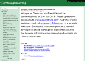 Profcraigarmstrong.wikispaces.com