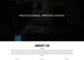 Professionalwriterskenya.com