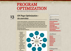 Programoptimization.wordpress.com