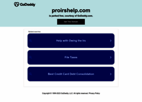 proirshelp.com