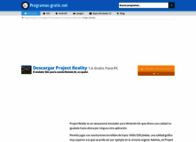 project-reality.programas-gratis.net