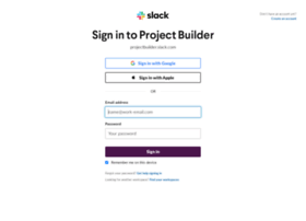 Projectbuilder.slack.com