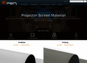 Projector-screen-material.co.uk