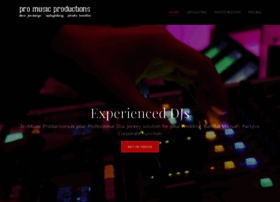 promusicproductions.com