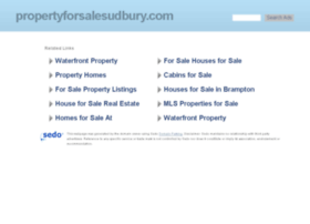 propertyforsalesudbury.com