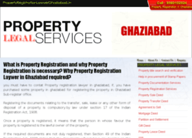 propertyregistrationlawyerghaziabad.in