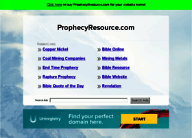 prophecyresource.com