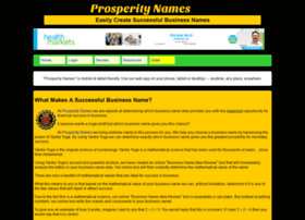 prosperitynames.com