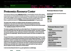 Proteomics.rockefeller.edu
