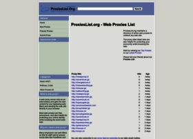 proxieslist.org