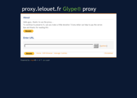 Proxy.lelouet.fr