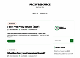 proxyresource.org