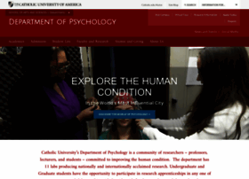 Psychology.cua.edu