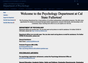 Psychology.fullerton.edu