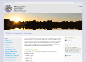 Psychologyboard.ms.gov