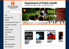 Publichealth.utk.edu