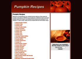 pumpkinrecipes.org