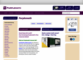 Purplemaths.com