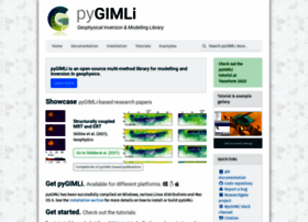 Pygimli.org