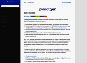 Pymatgen.org