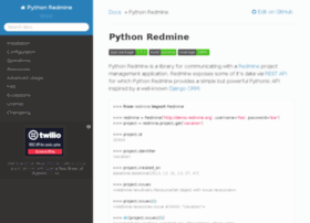 Python-redmine.readthedocs.org
