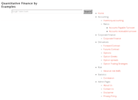 quantitative-finance-by-examples.com