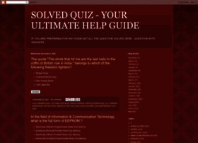 quizsolved.blogspot.in