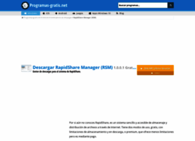 rapidshare-manager.programas-gratis.net