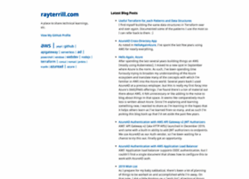 Rayterrill.com