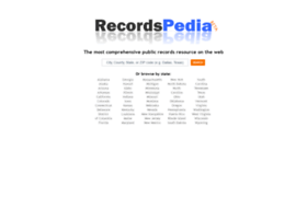 recordspedia.com
