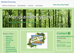 Recycle.meridian.mi.us