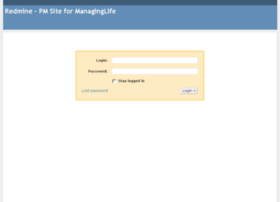 Redmine.managinglife.com
