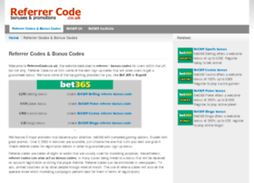 referrercode.co.uk