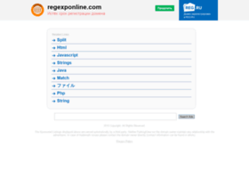 regexponline.com