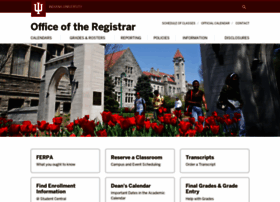 Registrar.indiana.edu